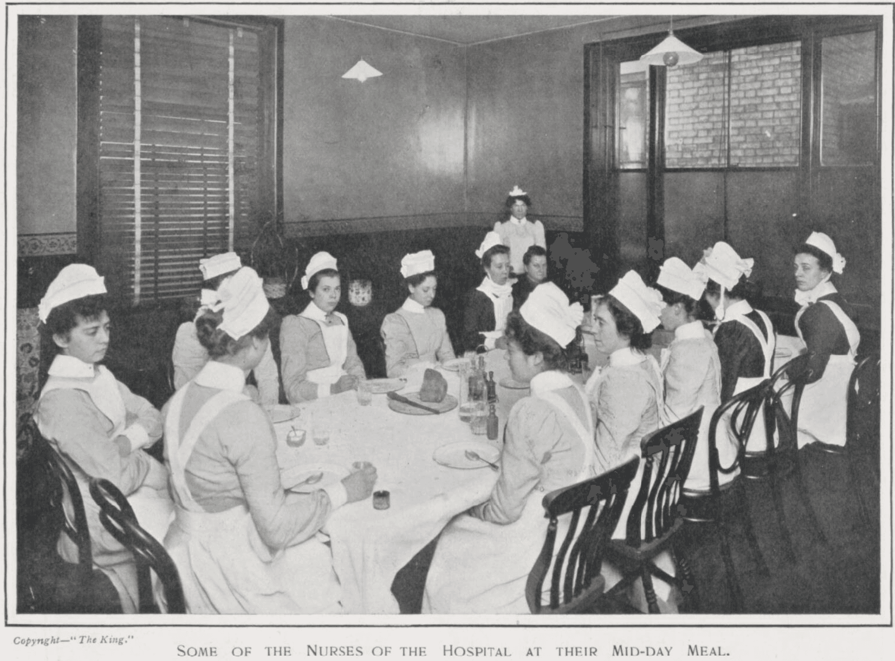 A historical interior view of a children’s hospital ward