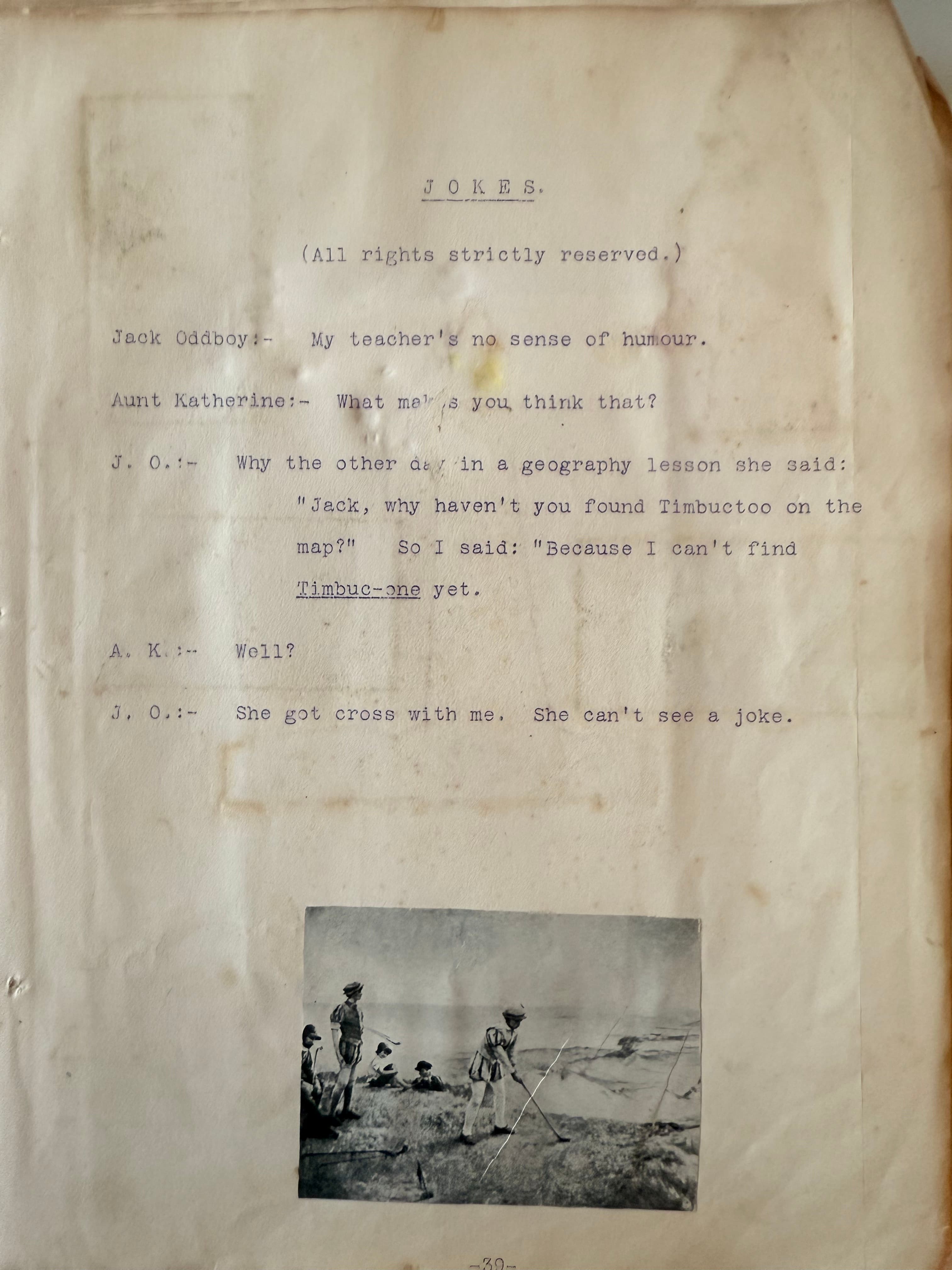 Inside pages of The Whitwar