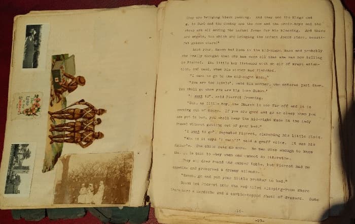 Inside pages of The Whitwar